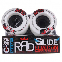 Купить колеса для скейтборда для лонгборда rad glide wheels white 78a 70 mm белый ( id 1117986 )