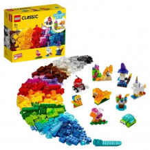 Купить конструктор lego classic creative transparent bricks (500 деталей) 11013