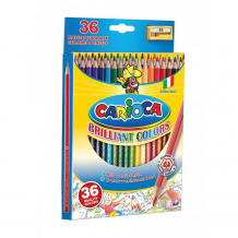 Купить carioca набор карандашей 36 цветов + точилка 41875