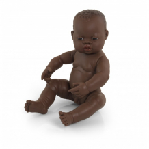 Купить miniland кукла мальчик африканец 40 см 31003
