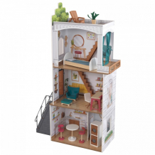 Купить kidkraft кукольный домик роуен с мебелью (13 предметов) 10238_ke