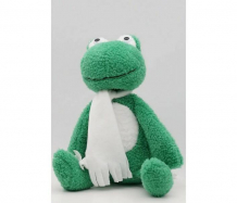 Купить мягкая игрушка unaky soft toy лягушка синдерелла в белом флисовом шарфе 24 см 0973520-25k