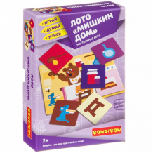 Bondibon Настольная игра Лото Мишкин Дом ВВ3900