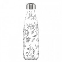 Купить термос chilly's bottles line drawing flowers 500 мл b500ldflr