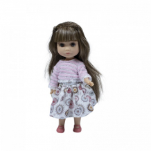 Купить berjuan s.l. кукла luci в розовом свитере и платье 22 см 1104br