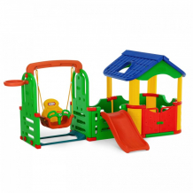 Купить happy box детский игровой комплекс для дома и улицы мульти-хаус jm-804в jm-804b