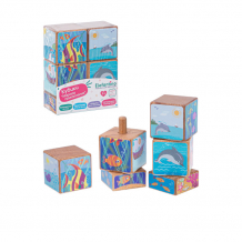 Купить развивающая игрушка elefantino набор кубиков на оси морское приключение 2 шт. it107861