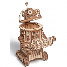 Купить wood trick электронная деревянная сборная модель космический робот уборщик 1234-83