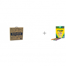 Купить cartonhouse набор игровой из картона многобукв с восковыми мелками crayola 