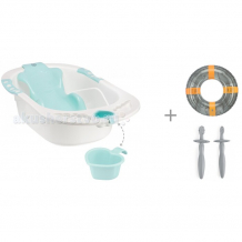 Купить happy baby ванночка bath comfort с кругом fish 55 см и зубными щетками tooth brushes 