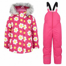 Купить комплект куртка/полукомбинезон ursindo ромашка, цвет: розовый ( id 11238272 )