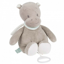 Купить мягкая игрушка nattou musical soft toy loulou lea & hippolyte бегемот музыкальная 35 см 963077