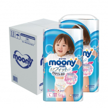 Купить moony megabox трусики для девочки l (9-14 кг) 88 шт. 4903720-010075