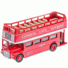 Купить welly 99930c велли модель автобуса 1:60-64 london bus открытый