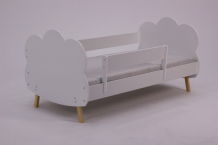 Купить подростковая кровать столики детям с бортиком облака 160x80 см он-80