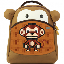 Купить рюкзак школьный обезьянка upixel, кофейный ( id 8291052 )