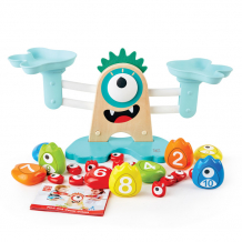 Купить развивающая игрушка hape игрушечные весы монстрики с брошюрой примеров на сложение и состав числа e0511_hp