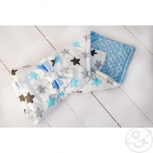 Купить slingme конверт-одеяло star 90 х 90 см, цвет: синий ( id 12797770 )