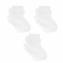 Купить носки детские с оборками, белый mothercare 997158825