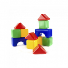 Купить развивающая игрушка пластмастер кубики строительные 14002