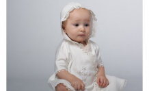 Купить soon-mom крестильное платье для девочки ажурное kn007