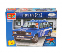 Конструктор Город мастеров lada-2104 почтовая служба (42 детали) 50028-CY