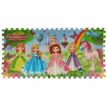Купить игровой коврик играем вместе тематический пазл принцессы fs-fprs