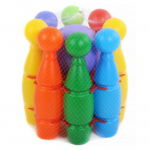 Купить poltoys кегли большие 8 шт. pl3357