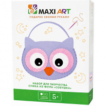 Купить набор для творчества maxi art "сумка из фетра" совушка ( id 13067578 )