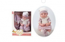 Купить junfa кукла baby so lovely пупс в платье с шапочкой и аксессуарами 38 см 1911-2