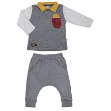 Купить комплект джемпер/брюки baby z, цвет: серый ( id 10599926 )