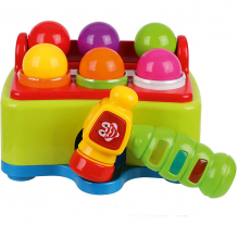 Купить игра-стучалка наша игрушка "быстрый молоточек" 6 шаров, свет, звук ( id 12539407 )