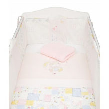 Купить набор постельного белья в кроватку mothercare "весенние цветы", розовый mothercare 4076283