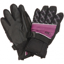 Купить перчатки сноубордические женские pow astra glove lavender фиолетовый,черный,белый ( id 1170940 )