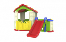 Купить toy monarch игровой домик с забором и горкой 