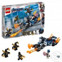 Купить конструктор lego super heroes 76123 капитан америка: атака аутрайдеров ( id 10449236 )