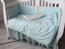 Купить комплект в кроватку krisfi италия (11 предметов) для кроваток 120x60, 125x75 и 75x75 см бп10094
