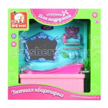 Купить s+s toys мебель для куклы в наборе на батарейках ванная комната es-2908