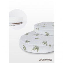 Купить матрас everflo комплект set для круглой и овальной кроватки ev-22