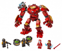 Купить конструктор lego super heroes marvel 76164 лего супер герои халкбастер против агента а.и.м. 76164