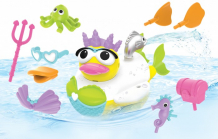 Купить yookidoo игрушка водная утка-русалка с водометом и аксессуарами 40171