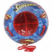 Купить тюбинг 1toy надувные сани супермен (100 см) ( id 6906565 )