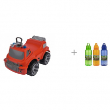 Купить каталка big пожарная машина power worker maxi с водой и 1 toy мы-шарики гигантские мыльные пузыри 