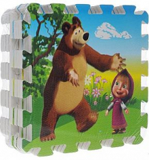 Купить коврик-пазл играем вместе маша и медведь (8 дет.) 126 х 63 см ( id 249266 )