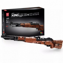 Купить конструктор mould king электромеханический снайперская винтовка mauser 98k (1025 деталей) 14002