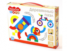 Купить деревянная игрушка десятое королевство пазл деревянный baby toys (40 элементов) 04055дк