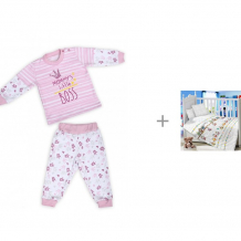 Купить babyglory пижама для девочки little boss с постельным бельем папитто 6416 