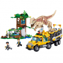 Купить конструктор zhegao мир динозавров тиранозавр (582 детали) ql1720