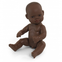 Купить miniland кукла baby doll african boy polybag 32 см 31033
