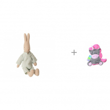 Купить мягкая игрушка maileg кролик в пижаме размер 1 и комфортер babyono единорог sweetl 